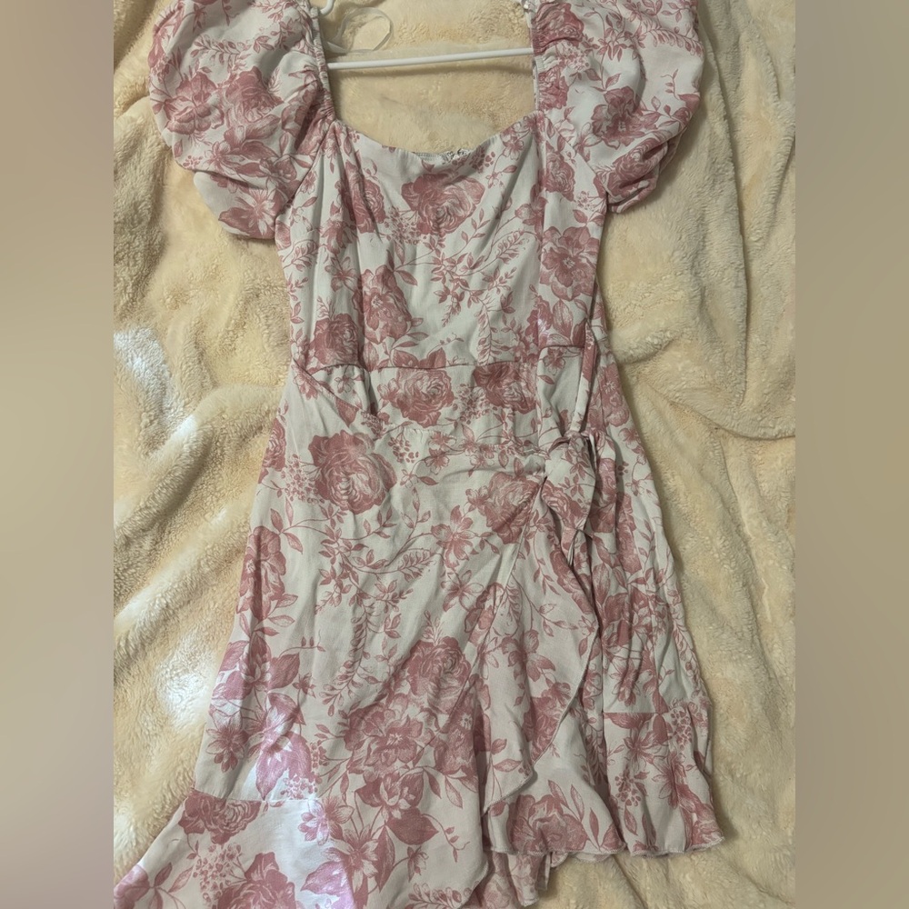 Trixxi Pink Floral Dress